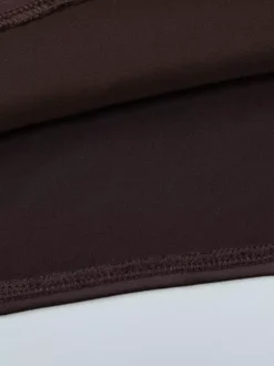 Party Dress Maxi Coffee Brown Halter Pleated Sleeveless Backless Sweet Semi Formal Dress