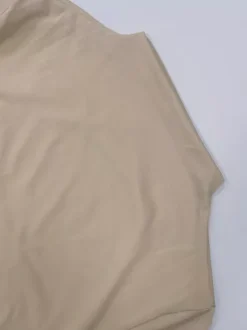 Party Dress Mini Khaki High Collar Pleated Short Sleeves Clothes Sexy Semi Formal Dress