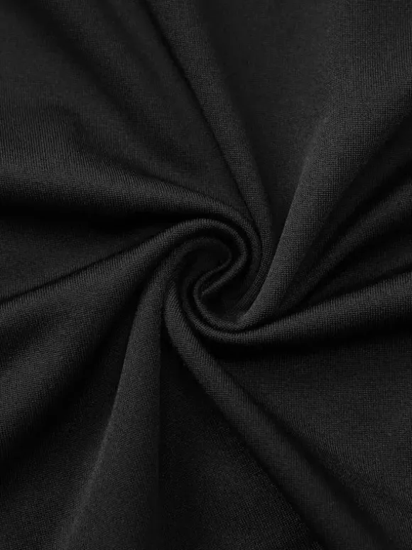 Party Dresses Black Rivet Trim Halter Open Back Bodycon Mini Dress Nightclub Party Outfit