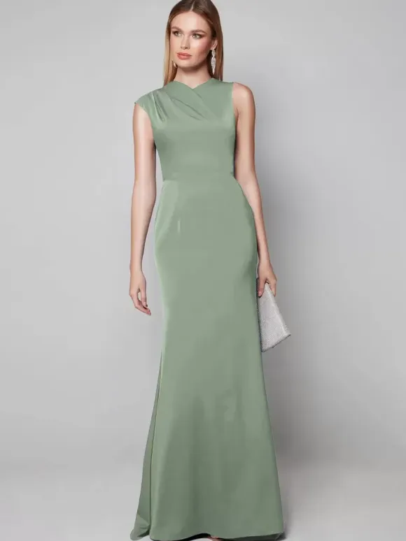 Party Dress For Mother Of The Bride V-Neck Short Sleeves Ball Gown Guest Dresses For Wedding