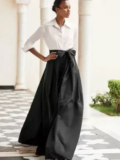 Party Dress For Mother Of The Bride Designed Neckline 3/4 Length Sleeves A-Line Bows Guest Dresses For Wedding