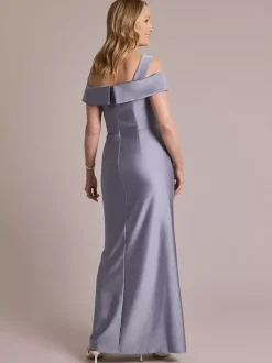 Party Dress For Mother Of The Bride Designed Neckline Sleeveless Ball Gown Pleated Floor-Length Wedding Guest Dresses