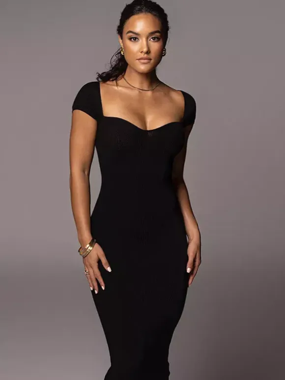 Party Dress Midi Ecru White Off-The-Shoulder Stretch Sexy Semi Formal Dress