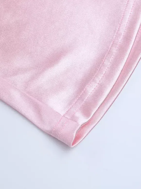 Pastel Pink Coquette Slip Dress For Women - Bow Front Midi Cami Gown - Spring Date Night Outfits 2026