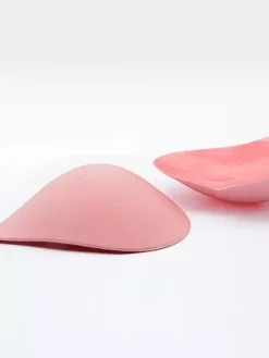 Pasties Ball Acrylic Triangle Buttons Pink Enhanced Strapless Push-Up Heart-Shaped Silicone Bra