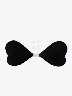 Pasties Ball Acrylic Triangle Buttons Pink Enhanced Strapless Push-Up Heart-Shaped Silicone Bra
