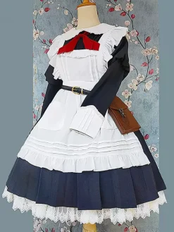 Pastoral Style Lolita Accessories Infanta White Polyester Fiber Apron Miscellaneous