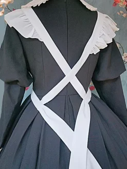 Pastoral Style Lolita Accessories Infanta White Polyester Fiber Apron Miscellaneous