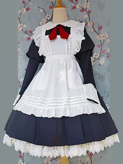Pastoral Style Lolita Accessories Infanta White Polyester Fiber Apron Miscellaneous