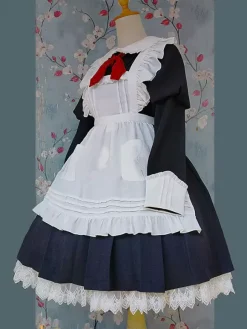 Pastoral Style Lolita Accessories Infanta White Polyester Fiber Apron Miscellaneous