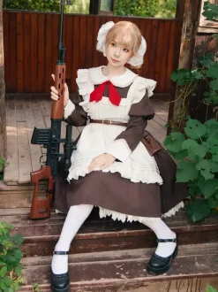 Pastoral Style Lolita Accessories Infanta White Polyester Fiber Apron Miscellaneous