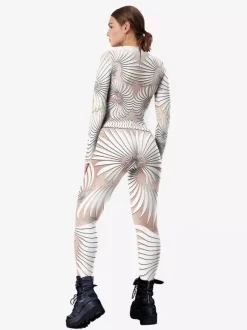 Patterned Zentai Suits Women 3D Printing Bodysuit Zipper Back Costumes Full Body Dance Jumpsuit For Women