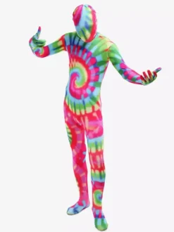 Patterned Zentai Suits Adult Zentai Suit Lycra Spandex Floral Printed Full Body Costumes