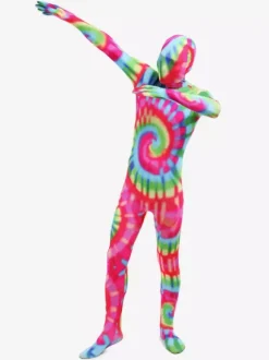 Patterned Zentai Suits Adult Zentai Suit Lycra Spandex Floral Printed Full Body Costumes