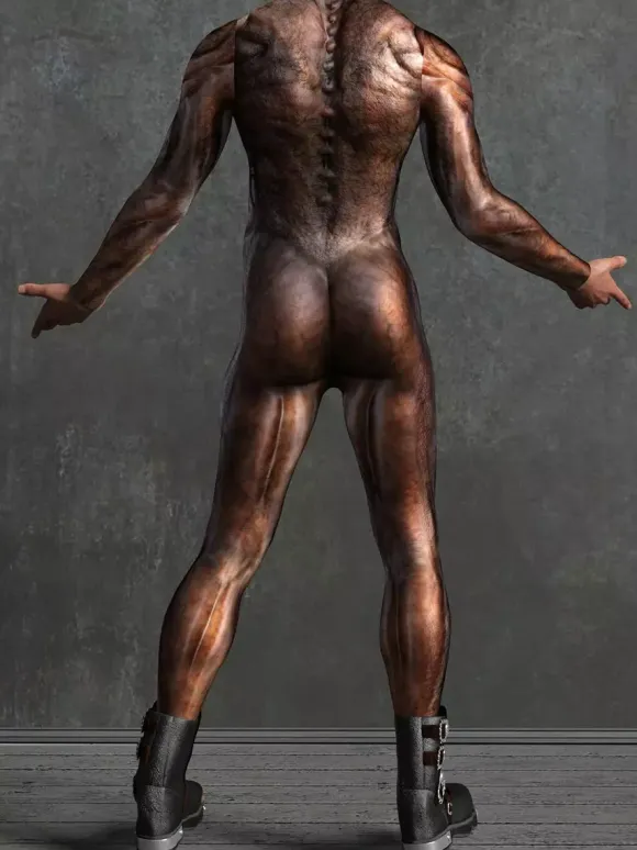 Patterned Zentai Suits Flesh-Tone Skin Simulation Bodysuit 3D Printed Muscle Full Body Jumpsuit