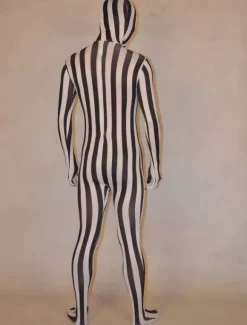 Patterned Zentai Suits Morph Suit Striped Zentai Suit Full Body Lycra Spandex Bodysuit