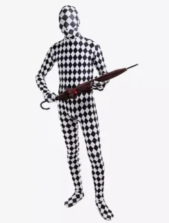 Patterned Zentai Suits Morph Suit Split Color Plaid Lycra Spandex Zentai Suit Unisex Full Body Suit