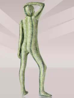 Patterned Zentai Suits Morph Suit Olive Green Python Print Lycra Spandex Fabric Zentai Suit Unisex Full Body Suit
