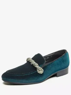 Penny Loafer Shoes For Men Slip-On Monk Strap Round Toe