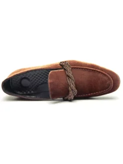 Penny Loafer Shoes For Men Slip-On Monk Strap Round Toe