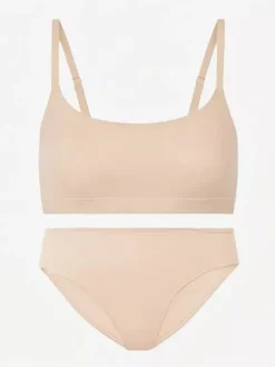 2-Piece Lingerie Brown Bra Panty Sets