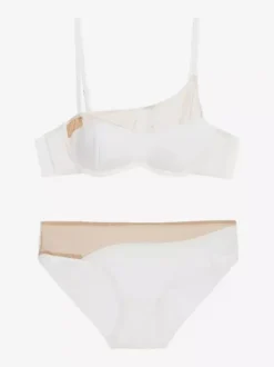 2-Piece Lingerie Cut Out Black Bra Panty Sets