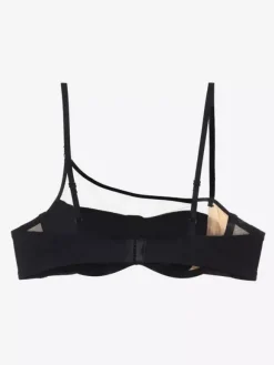 2-Piece Lingerie Cut Out Black Bra Panty Sets