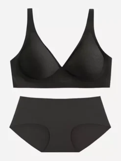 2-Piece Lingerie Light Apricot Bra Panty Sets