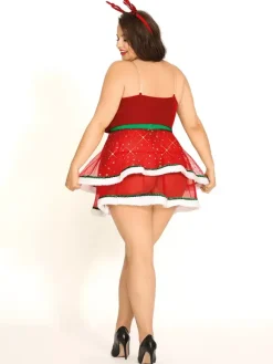 3-Pieces Costumes For Christmas Dress Sets with Panty