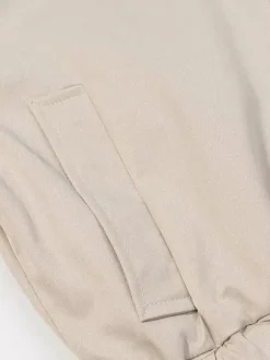 2-Piece Sets Pant Set White Pleated Polyester Turndown Collar Long Sleeves Sets