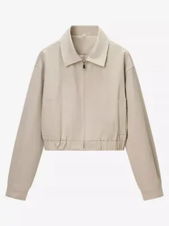 2-Piece Sets Pant Set White Pleated Polyester Turndown Collar Long Sleeves Sets