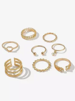 8 Pieces Rings Set For Women 2026