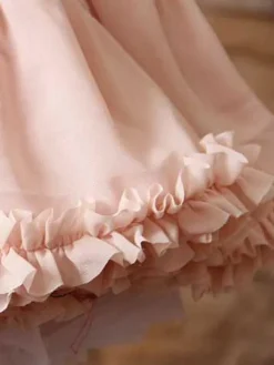Pink Lolita Petticoat Tiered Lace Polyester Petticoat