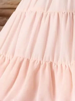 Pink Lolita Petticoat Tiered Lace Polyester Petticoat