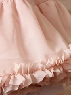 Pink Lolita Petticoat Tiered Lace Polyester Petticoat