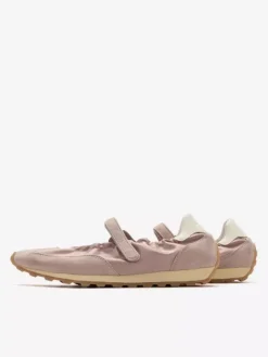 Pink Mary Jane Sneakers Round Toe Elastic Casual Shoes