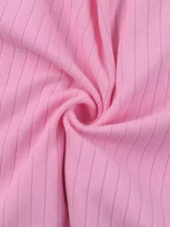 Pink Fur Cuff Women's Crop Cardigan - Y2K Ribbed Long Sleeve V-Neck Top - Sexy Clubwear Night Out Party Shrug 2026