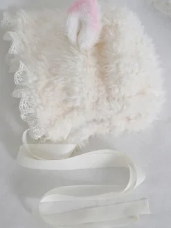 Pink Lolita Hat Ruffles Lace Accessory Lace Polyester Sweet Lolita Hat