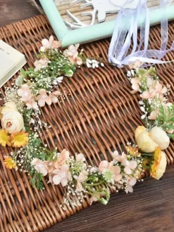 Pink Wedding Flowers Headpieces Bridal Hair Accessories