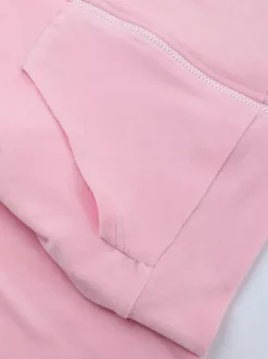 Pink Women's 2 Piece Tracksuit - Trendy Zip Up Cropped Hoodie & Straight Pants - Y2K Velour Style Spring Loungewear 2026
