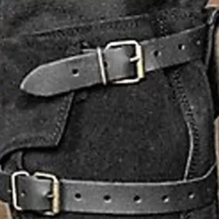 Pirate Boots Steampunk Rivet Kneepads Retro Clothing For Man
