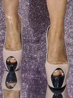 Plus Size Sexy High Heels Stiletto Heel Patent PU Upper Pumps In
