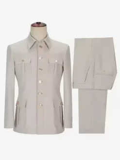 Plus Size Business Suit Groom and Groomsmen Wedding Banquet Dress Suit