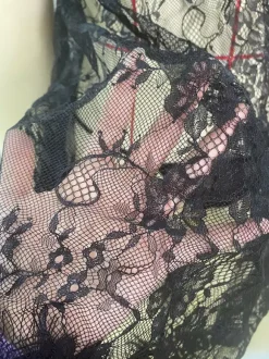 Plus Size Lingerie Babydoll Lace 2-Piece Sleepwear
