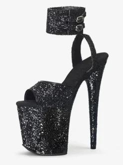 Pole Dance Shoes High Heel Sexy Sandals Hazel Leather Peep Toe Stiletto Sexy Shoes Stripper Shoes