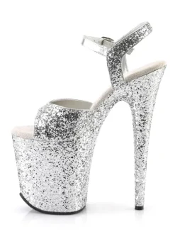 Pole Dance Shoes Sexy Sandals For Woman Hazel Leather Peep Toe Stiletto Sexy Shoes Stripper Shoes