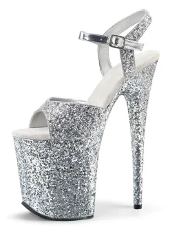 Pole Dance Shoes Sexy Sandals For Woman Hazel Leather Peep Toe Stiletto Sexy Shoes Stripper Shoes