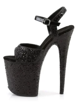 Pole Dance Shoes Sexy Sandals For Woman Hazel Leather Peep Toe Stiletto Sexy Shoes Stripper Shoes