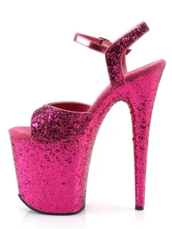 Pole Dance Shoes Sexy Sandals For Woman Hazel Leather Peep Toe Stiletto Sexy Shoes Stripper Shoes