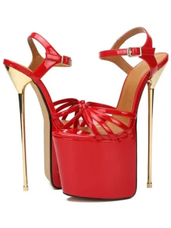 Pole Dance Shoes Women's Platform Stripper Heels Sky High Heel Sandals